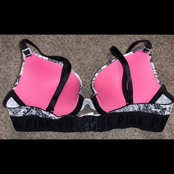 VS PINK Snakeskin print Push up Bra - Picture 3 of 4